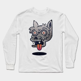 Dead Dog (Floating Head Graphic) Long Sleeve T-Shirt